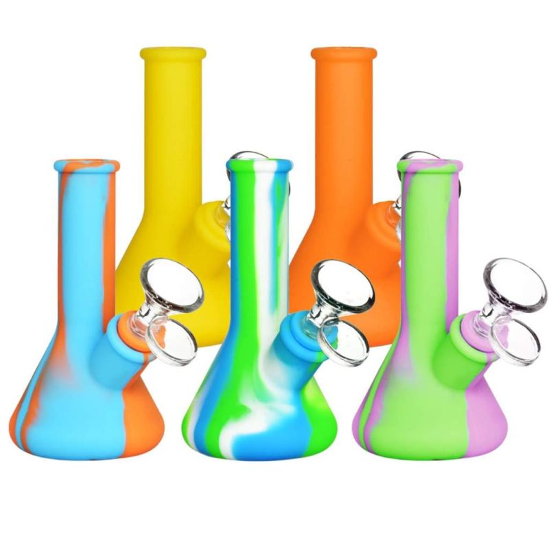 Silicone Beaker Travel Water Pipe A
